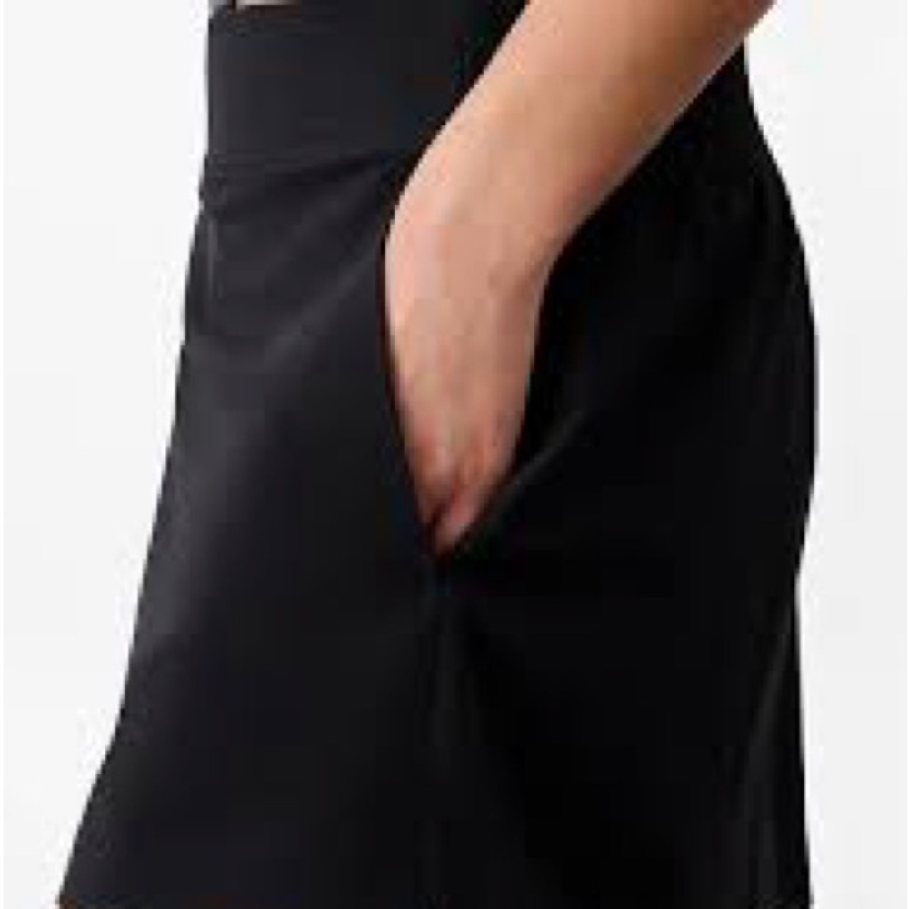 Athleta Jet Black Mini Skort